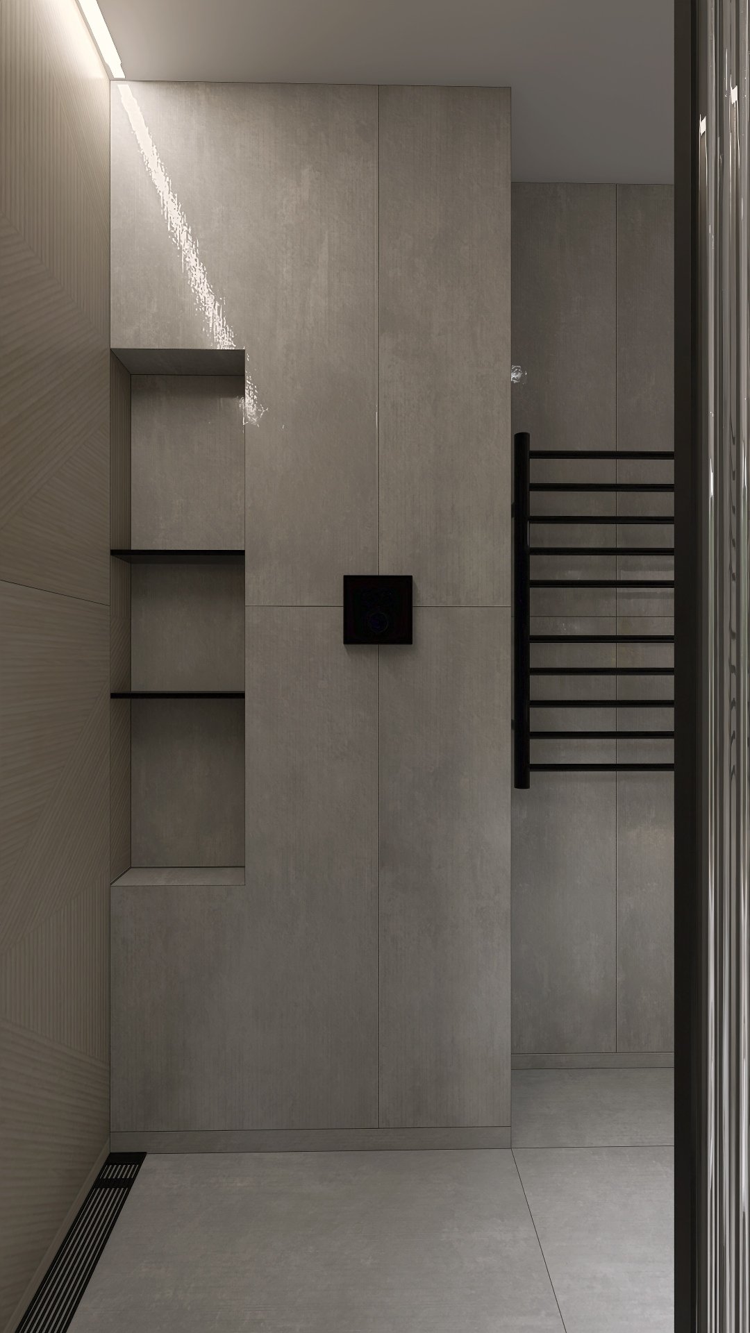 Shower Niche Detail